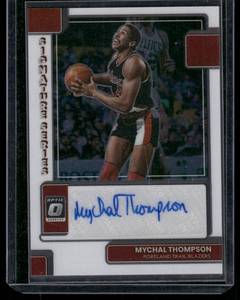 lot 305A image: Mychal Thompson Auto 2022-23 Donruss Optic Signature Series #SS-MYT Basketball Card
