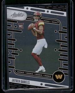 lot 314A image: Jayden Daniels RC 2024 Absolute #102 Rookie Football Card