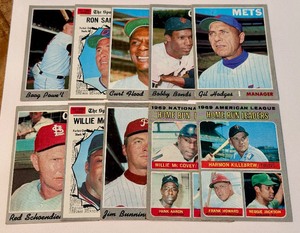 lot 66A image: 1970 Topps 10 Card Star Lot - Killebrew, Jackson, Aaron, Bunning, McCovey, Santo and More