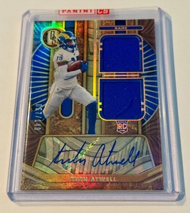lot 280A image: Tutu Atwell RPA Rookie Patch Auto 149 2021 Gold Standard #264 Numbered 057149 Football Card