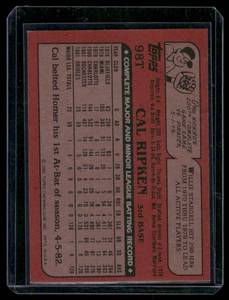 Cal Ripken Jr RC 1982 Topps Traded #98T Vintage Rookie Baseball Card