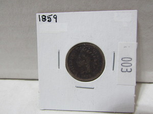 lot 3 image: Indian Head One Cent