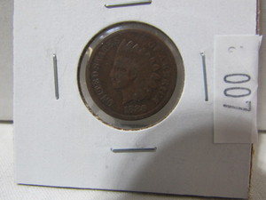 lot 7 image: Indian Head One Cent