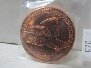 lot 23 image: Flying Eagle Design Coin