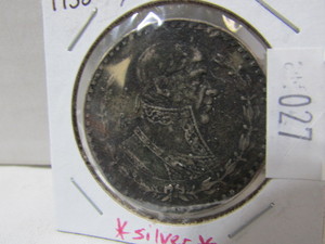 lot 27 image: Mexico Silver Peso
