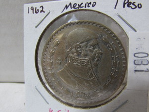 lot 31 image: Mexico Silver Peso