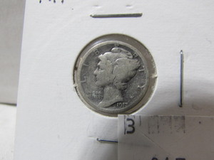 lot 47 image: Mercury Silver Dime