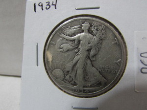 lot 58 image: Walking Liberty Half Dollar