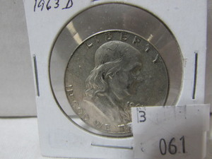 lot 61 image: Franklin Half Dollar
