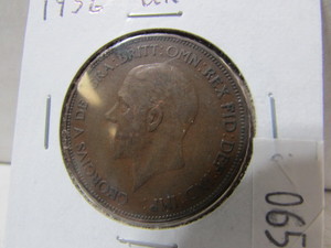 lot 65 image: Great Brittan Large One Penny