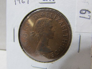 lot 67 image: Great Brittan Large One Penny