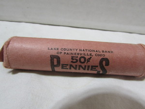 lot 68 image: Roll of Wheat Cent