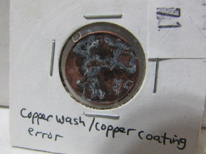 lot 71 image: Lincoln One Cent Mint Error