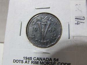 lot 74 image: Canada Victory Nickel