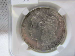 lot 90 image: Morgan Silver Dollar