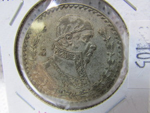 lot 105 image: Mexico Silver Peso