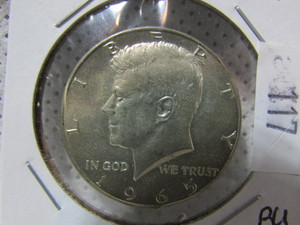 lot 117 image: Kennedy Silver Half Dollar