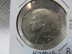 lot 118 image: Kennedy Silver Half Dollar