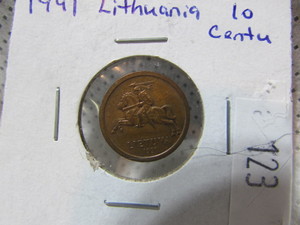 lot 123 image: Lithuania 10 Centu