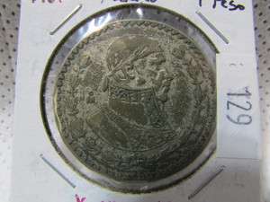 lot 129 image: Mexico Silver Peso