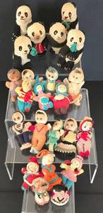 lot 280 image: Adorable Collection of Knitted Figures