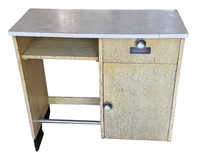 lot 62 image: Vintage Medical Cabinet with Sterilizer Drawer and Laminate Top