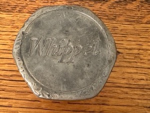 lot 87 image: Antique Whippet Threaded Dust Cover Hub Center Grease Cap