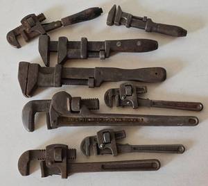 lot 294 image: Pipe Wrench Selection