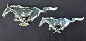 lot 295 image: Vintage Ford Mustang Vehicle Emblems