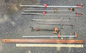 lot 432 image: Clamp & Yard Stick  Grouping