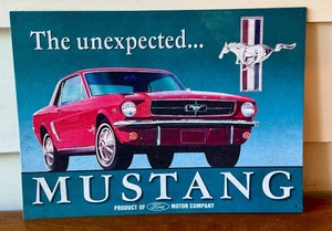 lot 362A image: Decorative Metal Mustang Wall Hanging