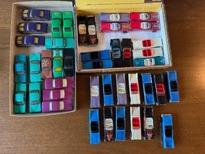 lot 366 image: Collection of Vintage Hot Wheels Chevy Impala and Cadillac Diecast Cars