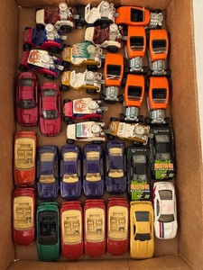 lot 372 image: Collection of 24 Vintage Hot Wheels Cars including Teed Off and Mustang Models