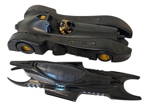 lot 345 image: Lot of 2 Vintage Batman Batmobile Toy Vehicles