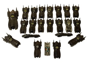 lot 355 image: Lot of 20 Diecast Batmobiles 1989 ERTL and Husky Batman Cars