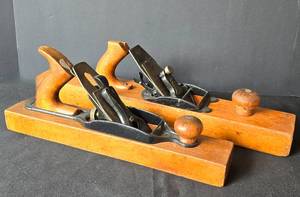 lot 454 image: Pair of Large Stanley Planers