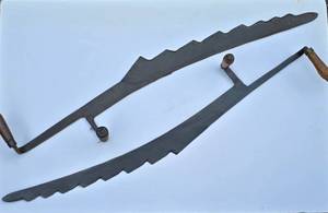 lot 458 image: Pair of Antique Hay Knives