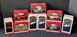 lot 319 image: Hallmark Vintage Style Truck Ornaments