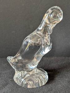 lot 342 image: Daum France Crystal Duck Figurine