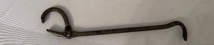 lot 409 image: Vintage Old Forge Pry Bar Turner Hook Tool