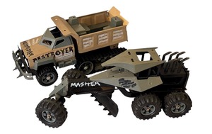 lot 484 image: Tonka Destroyer and Tonka Masher Toy Truck Set
