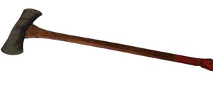 lot 489 image: Vintage True Temper Flint Edge Kelly Works Double Bit Axe