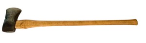 lot 558 image: Vintage Eclipse Wood-Handled Axe