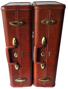 lot 595 image: Cool Set of Vintage Samsonite Suitcases