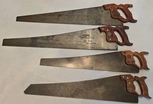 lot 210K image: Vintage Hand Saw Collection
