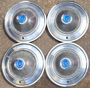 lot 300K image: Set of Four Ford Wheel Covers