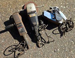 lot 682K image: Trio of Versatile Power SandersPolishers