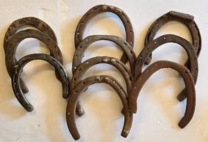 lot 683 image: Vintage Horse Shoe Collection