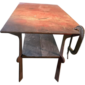 lot 685 image: Heavy Iron Shop Table