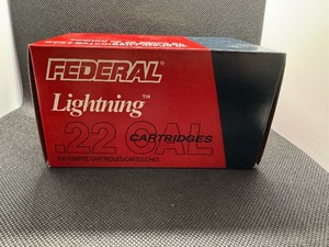 lot 17 image: Federal .22 Long Rifle High Velocity Cartridges (Qty 500)
